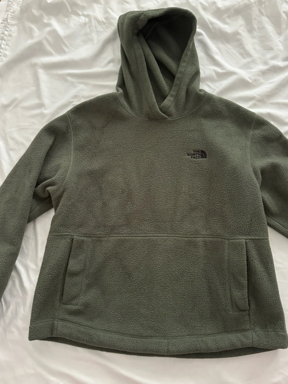 North Face Green Fleece Pullover